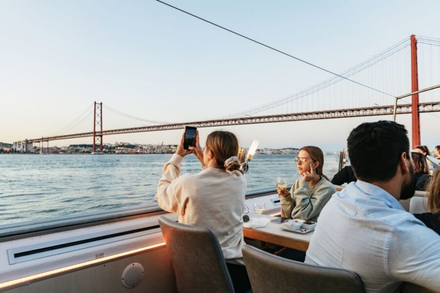 Lisbon: Sunset Cruise with Welcome Drink and Snacks - The Welcome Drink and Snacks: Small, But It Changes the Mood