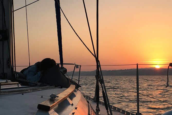 Lisbon Sunset Sensations on a Private Sailing Boat with wine&snacks - Entering Lisbon by water: Doca Alcântara at 6 pm