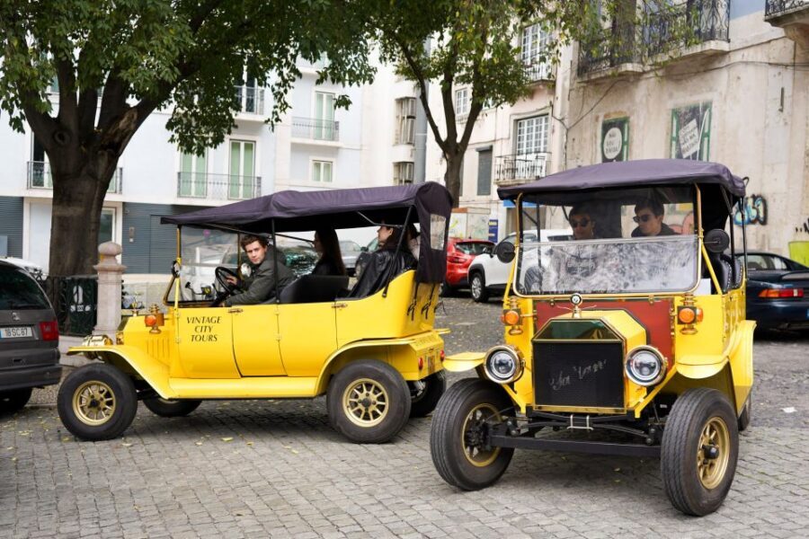 Lisbon: Tuk Tuk City tour with vintage car - Vintage Tuk Tuks that look like they belong in a movie