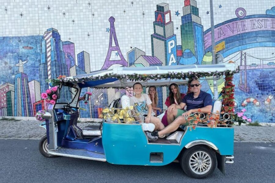 Lisbon:Half-day Guided Tuk Tuk Tour OldTown CityCenter Belem - Time Out Market to Rossio: Your Start Point and the City-Center Warm-Up