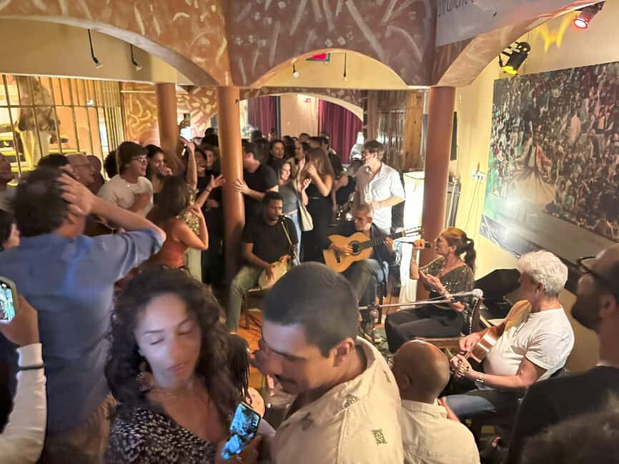 Multicultural Lisbon: Stories, Art, Music, Flavor & Secrets - Snacks and a music-first mindset: how the food stop sets the tone