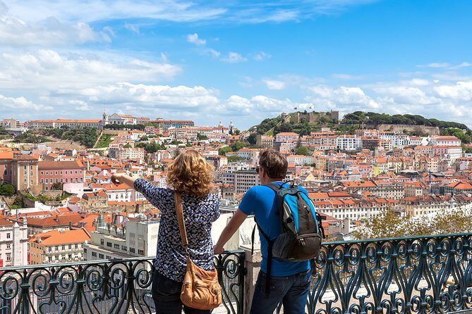 Private Lisbon city tour - Santuario Nacional de Cristo Rei: a statue stop with a viewpoint bonus