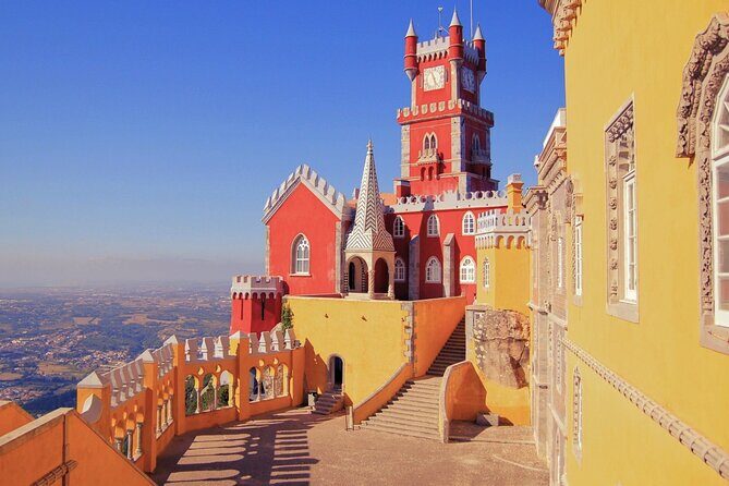 Private tour from Lisbon:Sintra Pena Palace Cabo da Roca, Cascais - Sintra’s Pena Palace: where the walking is worth it
