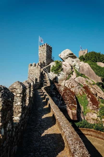 Private Tour: Sintra, Pena Palace, Regaleira, Cabo de Roca - Pena Palace and Park: the color-first, viewpoint-second stop