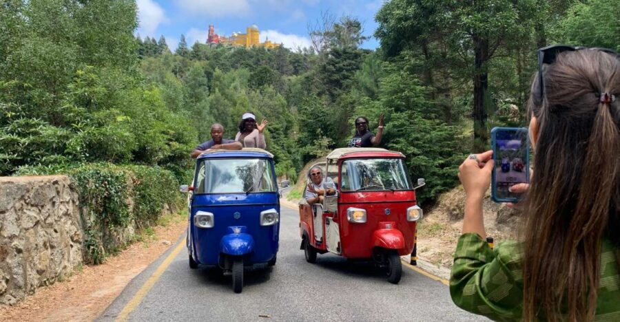 Private Tuk Tuk Tour in Sintra and Coast - Pena Palace viewpoints: the iconic crown moment