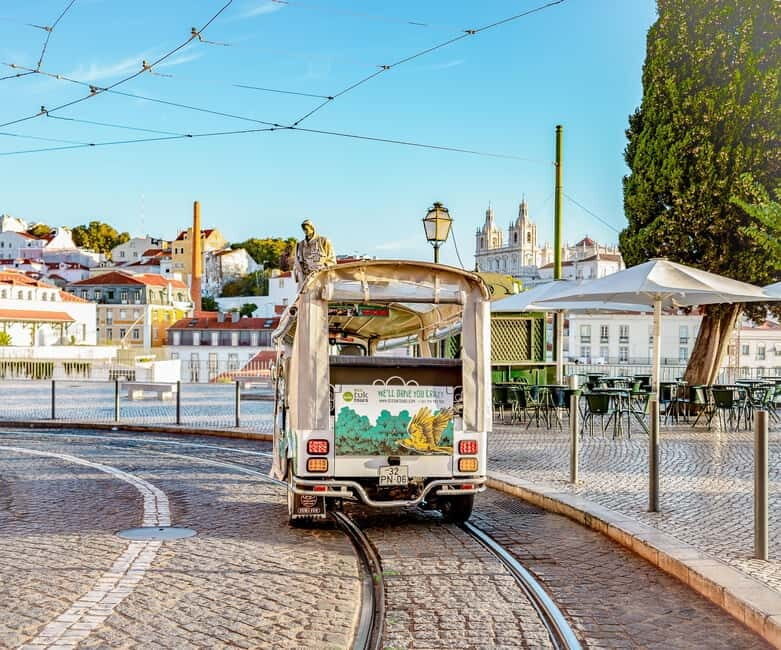 Private Tuk Tuk Tour Lisbon Old Town - Largo do Terreiro do Trigo: short guided walk, big old-town meaning