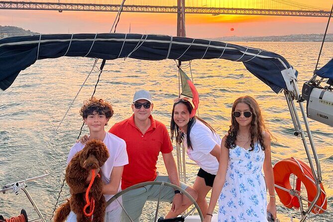 Sailboat Excursion along the Magnificent Tagus River - The Sunset Portion and the Included Drink