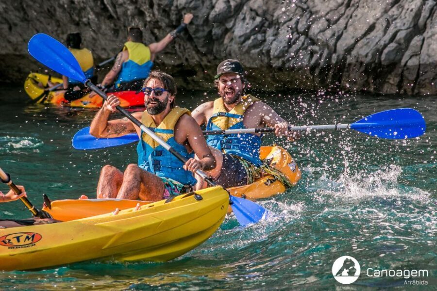 Sesimbra: Arrábida Natural Park Guided Kayaking Tour - Paddling the Luís Saldanha Marine Park with a sit-on-top canoe