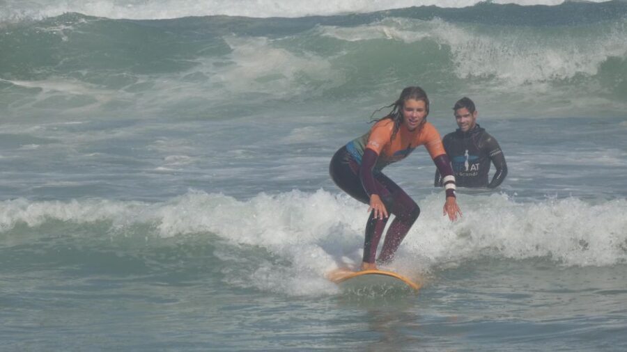 Sintra: 2-Hour Private Surf Lesson at Praia Grande - Boards, Sanitized Wetsuits, and Level Matching That Actually Helps