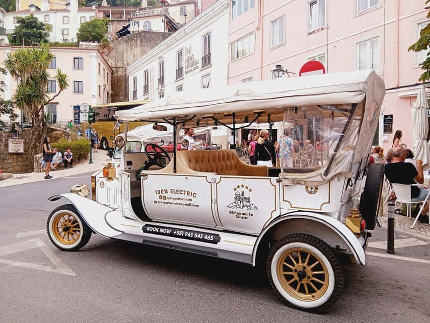 Sintra: Mountain tour by vintage TukTuk - Castle of the Moors: viewpoints first, then the stories