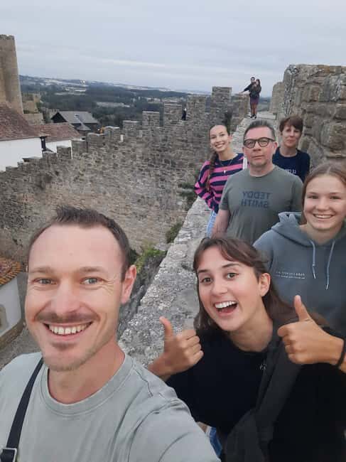 Small Group Excursion to Nazaré, Alcobaça and Obidos from Lisbon - Óbidos medieval streets and the ginja tasting