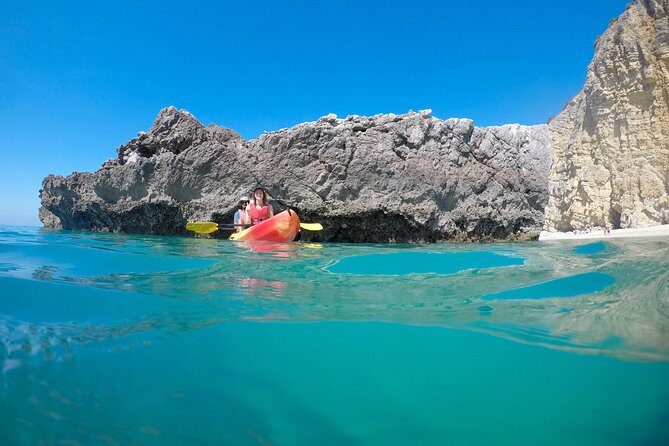Small Group Kayak Tour along Sesimbra - Arrábida Natural Park - Tandem kayaks and the gear that actually matters