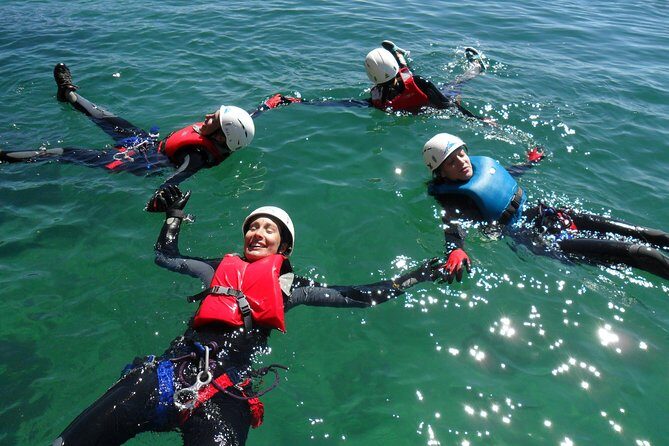 Soft Coasteering - Arrábida Port - Gear Included for Jumps, Rocks, and Cold-Water Swims