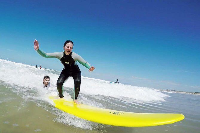Surf Class in Almada - Hitting the Beach at Duckdive Nature Sports (Costa de Caparica)