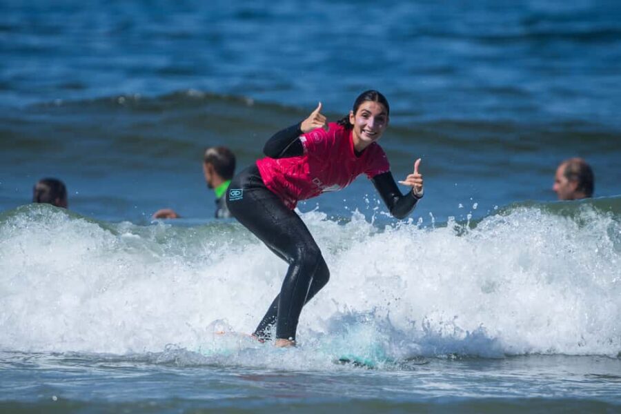 Surf Class in Caparica - Small Groups and Level Categories: How You Avoid the Random Chaos