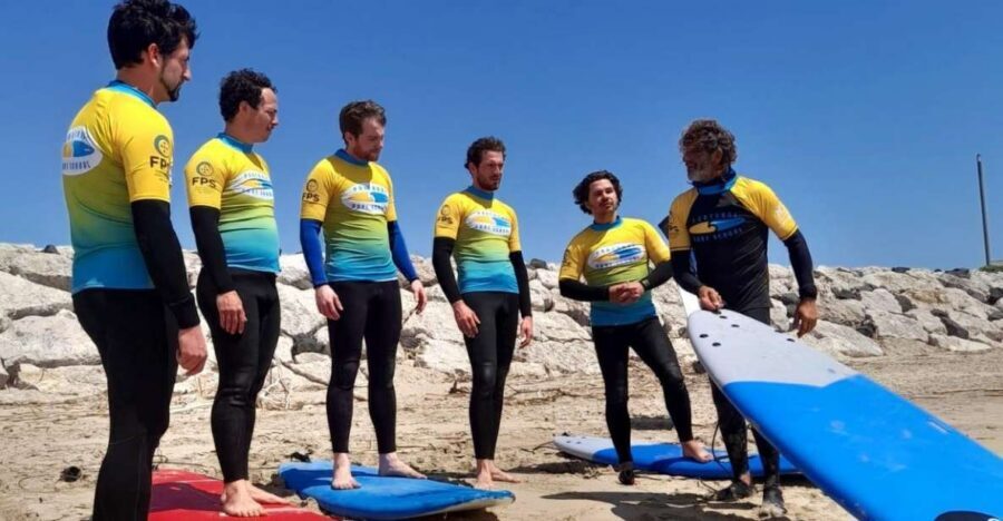 Surf Lesson for Beginners in Lisbon (Costa da Caparica) - Gear check, lycra, and getting suited up like a real surf student