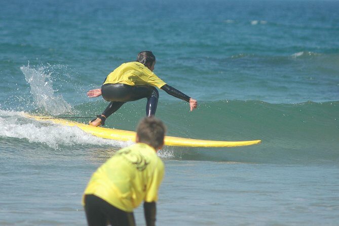 Surf Lesson in Costa da Caparica - Sand Practice: Learn the Movements Before the Water Tests You