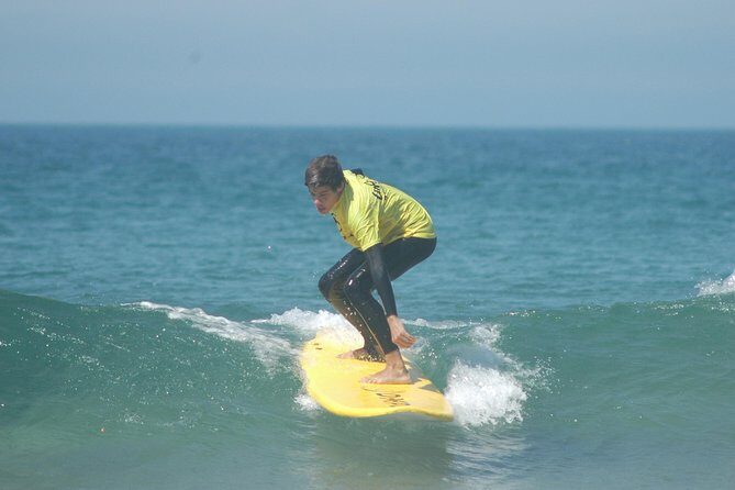 Surf Lesson in Costa da Caparica - Head to the Water: About 60 Minutes in Broken-Wave Conditions