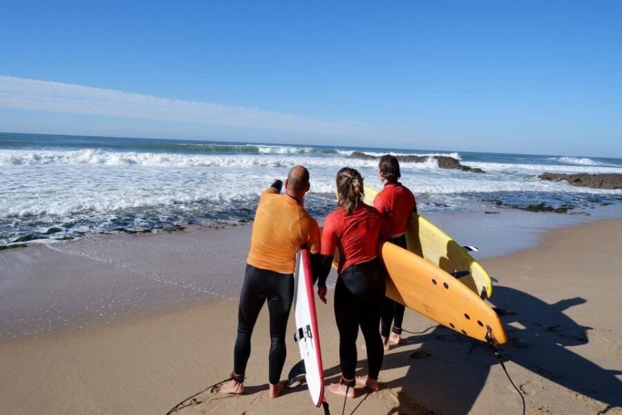 Surfing lessons at Ericeira World Surf Recognized - Small group sizes: the real value in the setup