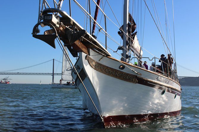 Tagus River - Private Tour on Vintage Sailboat - Praça do Comércio, with its yellow architecture and riverfront drama