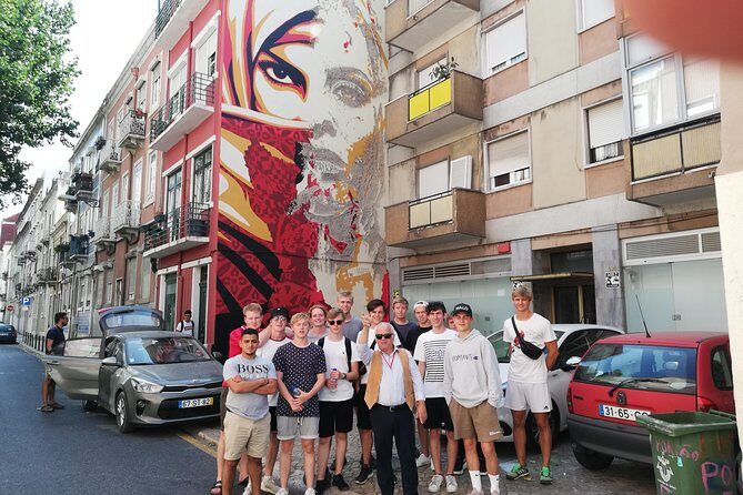 The Real Lisbon Street Art Private Guided Tour by Minivan - How the guide teaches street art as a timeline