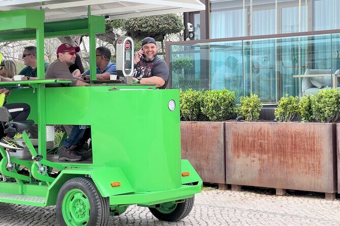 Tropical BeerBike in Tejo River Lisbon - Drinks, Music, and the Party-Safety Balance
