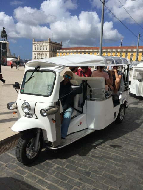 Tuk Tuk Tour historic central Lisbon - Pickup at Pestana CR7 Lisboa and Hard Rock Cafe Lisbon